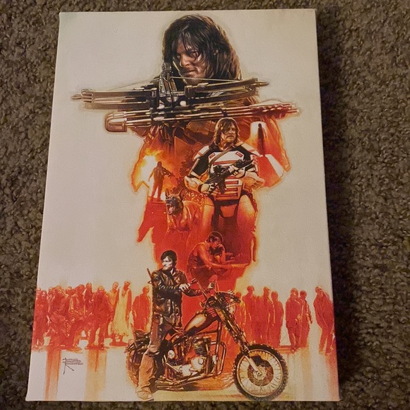Walking dead supply drop 1 of 4 limited canvas - Picture 3 of 6